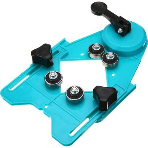 Adjustable 4-83mm Diamond Drill Bit Tile Glass Hole Saw Core Bit Guide with Vacuum Base Sucker Tile Glass Openings Locator