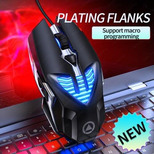 2021 new Silver Eagle G4 mechanical gaming wired gaming mouse macro programming electroplating glowing computer mouse