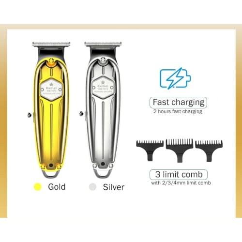 Professional Hair Trimmer Rechargeable Clipper For Barber all-metal Men Electric Beard Shaver Baldheaded Hair Cutting Machine