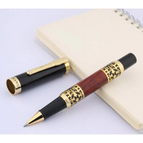 CHOUXIONGLUWEI school golden black Retro metal student Rollerball Pen
