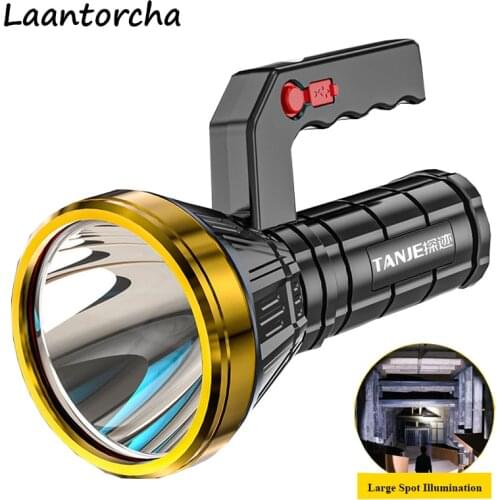 High power led flashlights Outdoor Powerful flashlight Rechargeable led flashlight 3 Switch Mode Waterproof Camping Flashlight