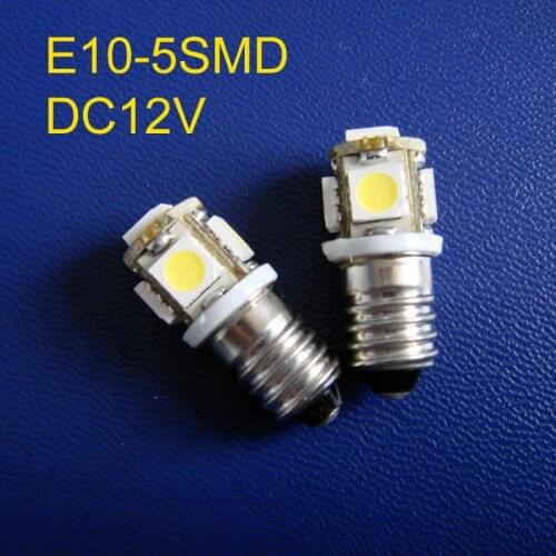 High quality E10 12v led bulbs, led light E10 12v, auto led 12v lamps free shipping 5pcs/lot
