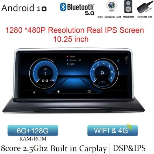 10.25" DSP Receiver Apple CarPlay Android Auto Car Multimedia For BMW X3 E83(2004-2010) Head unit Rear Camera IOS Iphone