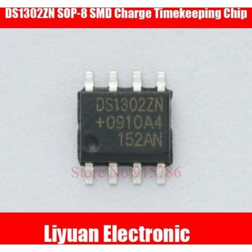 10PCS DS1302 DS1302Z DS1302ZN SOP-8 (SMD) Charge Timekeeping Chip