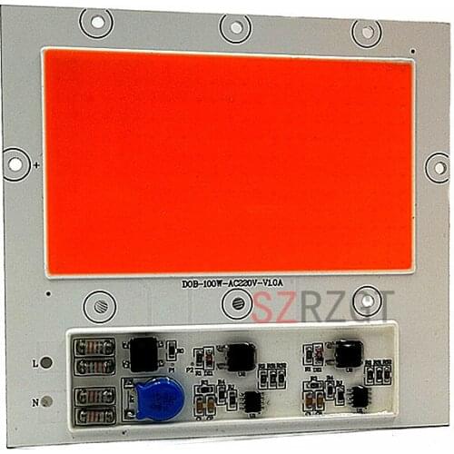 100 Watts 380NM-840NM Full Spectrum LED COB Chip, Integrated Smart IC Driver 220V For Plant Growth light