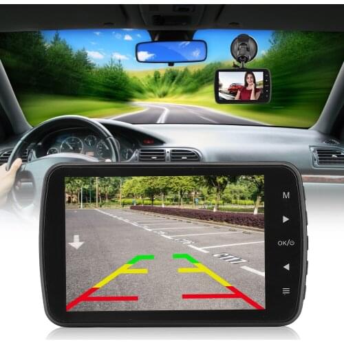 170° Wide Angle Car Dash Cam Dual Lens Camera Clear Night Car DVR Dashcam Car Video Vision Recorder