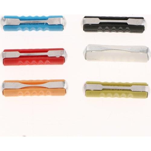 200Pcs European Car Fuses Torpedo Shaped Fuses Assortment Kit 5A-30A