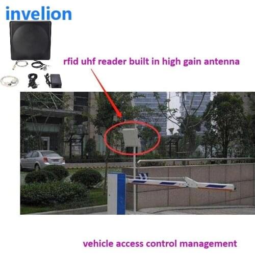 25m long range RS232/Wiegand UHF RFID Reader antenna for parking lots TCP IP multiple interface for personal access