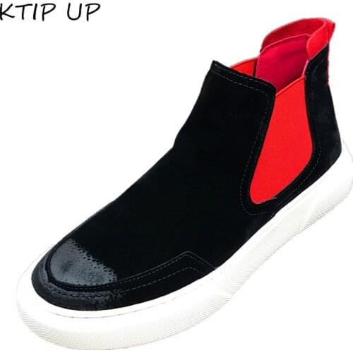 Winter Shoes Men Plus Velvet Warm Winter Boots Leather Boots Men Casual Leather Shoes Fashion Autumn Ankle Boots Men Shoes