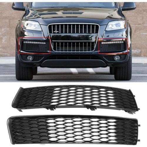 Car Front Bumper Fog Light Grille Cover for Q7 S LINE 2009-2015 4L0807697B
