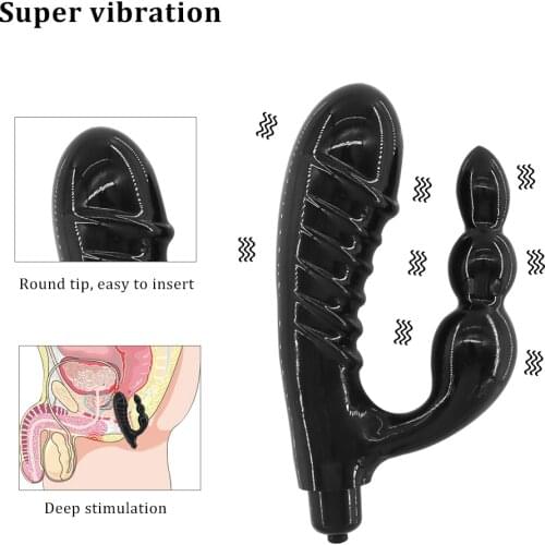 EXVOID Double Head 10 Frequency Sex Shop Dildo Vibrators G-spot Massager Sex Toys For Women Men Finger Vibrator Anal Plug Beads