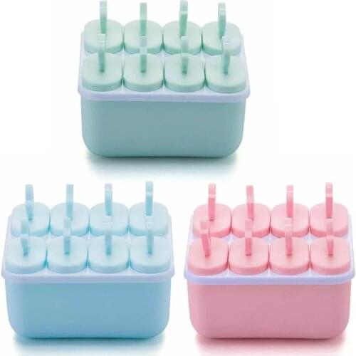 Ice Cream Mold Reusable Handmade Dessert Fruit Popsicle Maker Ice Cube Tray For DIY Frozen Ice Cream Kitchen accessories