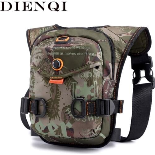 High Quality Mens Canvas Drop Leg Bag Military Motorcycle Multi-purpose Messenger Shoulder Bags Belt Hip Bum Waist Fanny Pack