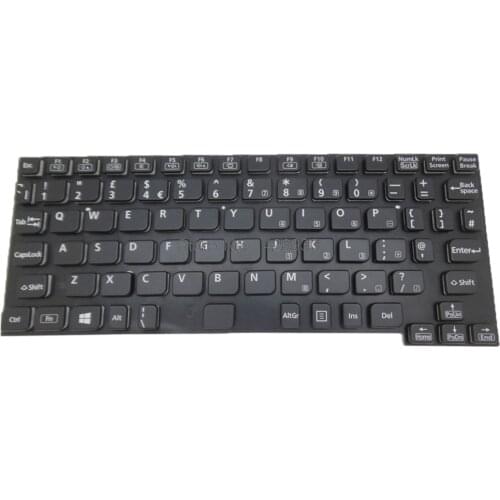 Laptop Backlit UK Keyboard For Panasonic For Toughbook FM151 PB4253-4973P001 United Kingdom black With Frame new