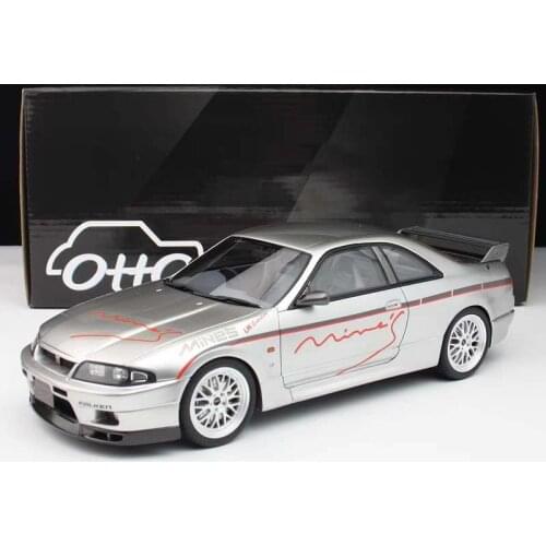 Kyosho OTTO Skyline Nissan Nissan Skyline GTR R33 Mines simulation resin car model 1：18 Co branded Limited Edition Model Car