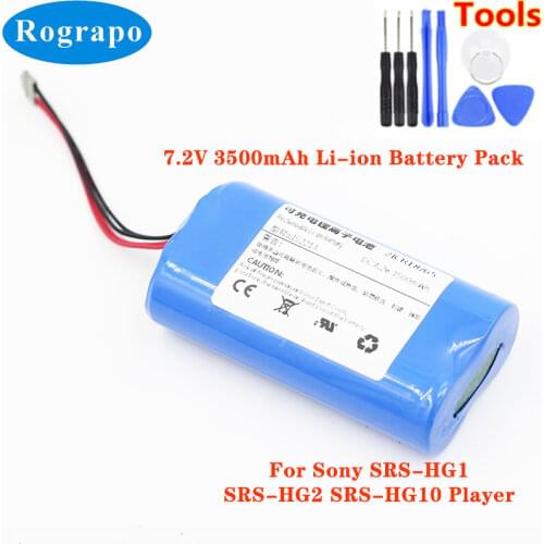 New 7.2V LIS2213 Replacement Battery For Sony SRS-HG1 Player Accumulator 3-wire
