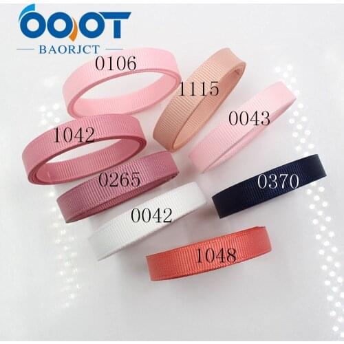 OOOT BAORJCT 177171,10mm Solid Color Grosgrain Ribbon 10 yards , DIY handmade clothing accessories , Jewelry & Accessories