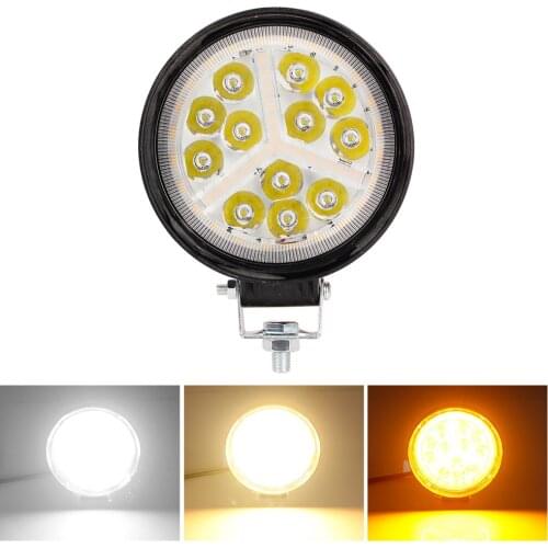 OKEEN Super Bright 57W 19LED Work Light Bar Square Spotlight 12V 24V Offroad LED Light Bar For Truck Offroad 4X4 4WD Car SUV ATV