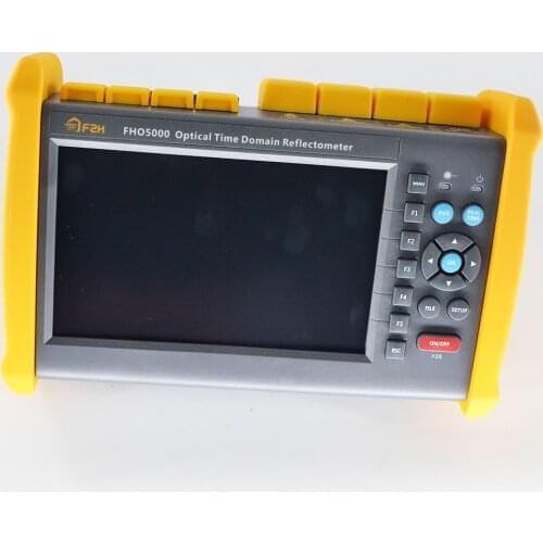 Touch screen OTDR FHO5000-D26-SM-OTDR-1310-1550nm-26/24dB Integrated VFL 10MW Optical Time Domain