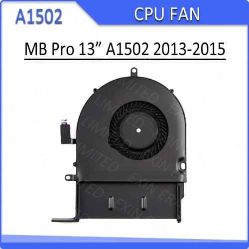 Tested Original A1502 Fan for Macbook Pro Retina 13" A1502 Laptop Fan CPU Cooling 2013 2014 2015 Year ME864 ME865 MF839 MF840