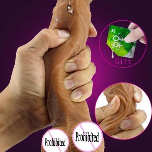 Skin feeling Realistic Dildo soft material Huge Big Penis With Suction Cup Sex Toys for Woman Strapon Female Masturbation