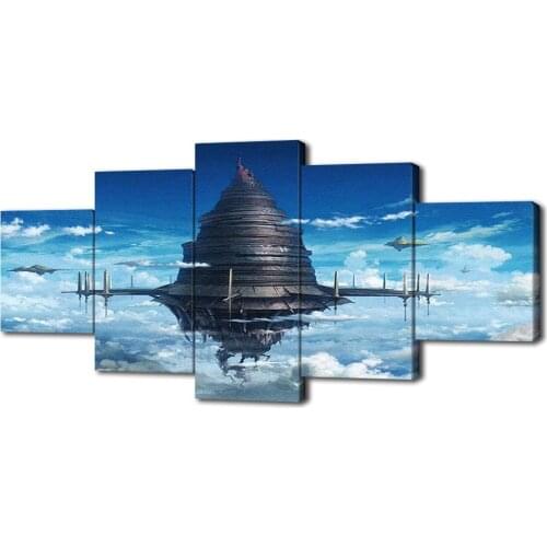 Modern Canvas Painting Sword Art Online Posters and Prints Wall Art Picture for Living Room Home Decor with Frame