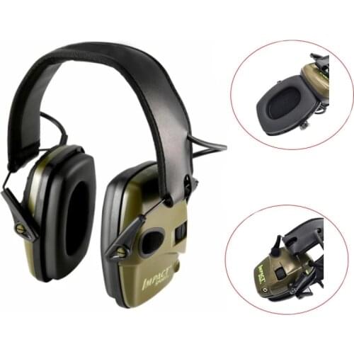 Tactical Shooting Electronic Earmuffs Shooting Headphones Noise Reduction Hearing Protection Ear Protection Outdoor Activities