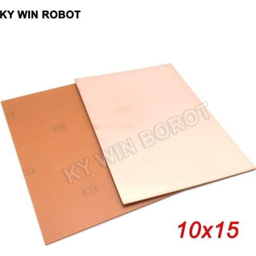 1 pcs PF PCB 10*15cm Single Side Copper Clad plate DIY PCB Kit Laminate Circuit Board 10x15cm 100x150x1.6mm