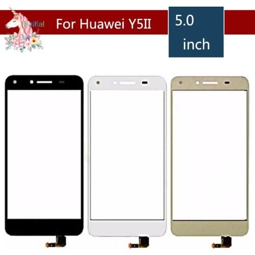 10pcs/lot For Huawei 5A Y5II Y5 II CUN-L01 CUN-L23 CUN-L03 CUN-L33 CUN-L21 Touch Screen Digitizer Sensor Outer Glass Lens Panel