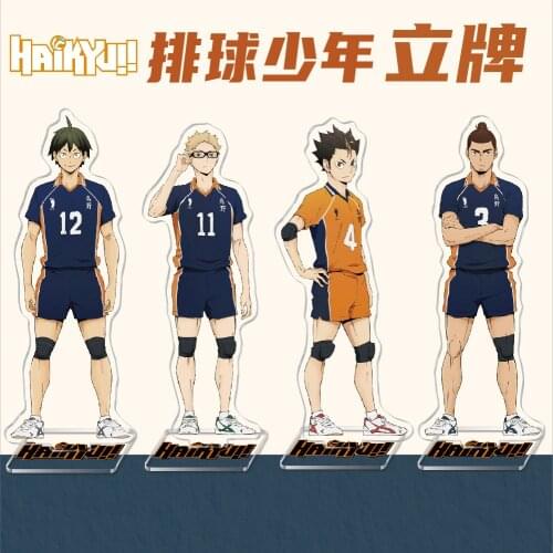 Anime Haikyuu Acrylic Stand Figure Haikyuu Hinata Shyouyou Kageyama Tobio Creativity Desktop Standing Plate Toy Gifts