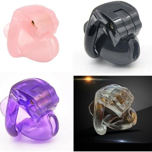 Chaste Bird The Nub of HT V3 Male Chastity Device with 4 Rings Small Cage Bio-sourced Penis Rings Cock Belt Adult Sex Toys A380