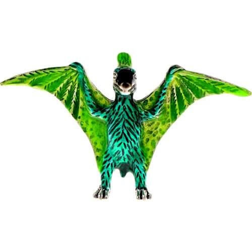 CINDY XIANG Cute Pterosaur Brooches for Women And Men Vintage Enamel Animal Dinosaur Brooch Pin Winter Coat Accessories Jewelry