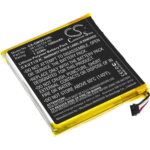 CS 1900mAh / 7.22Wh battery for Garmin Approach G80 361-00124-00