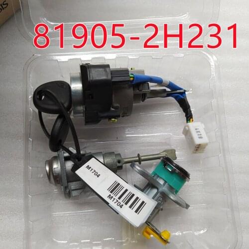 For hyundai Elantra HD key cylinder set lock Whole vehicle lock, ignition lock cylinder 81905H231 81905-2H231