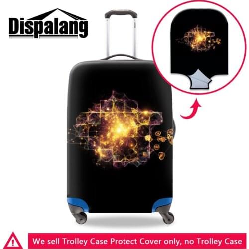 Dispalang Elastic Spandex Suitcase Protective Cover for Travel Accessories High Quality Design Paisley Prints Scratch Fabric