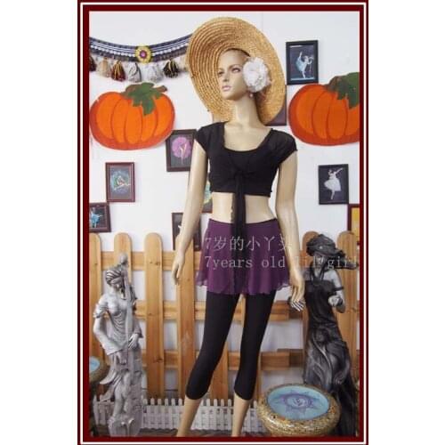 Gothic Double-Layered Tribal Belly Dance over Skirt BQ58