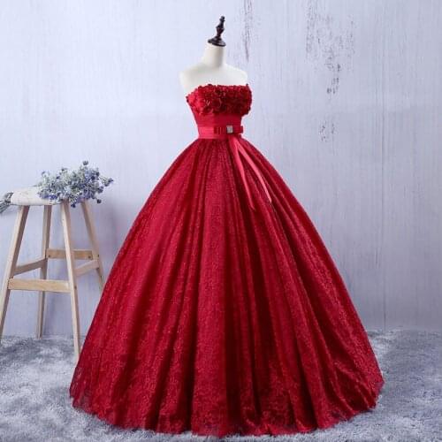 Red full lace beading ball gown princess medieval dress Renaissance Gown queen Victoria/Antoinette/ball gown/Belle Ball