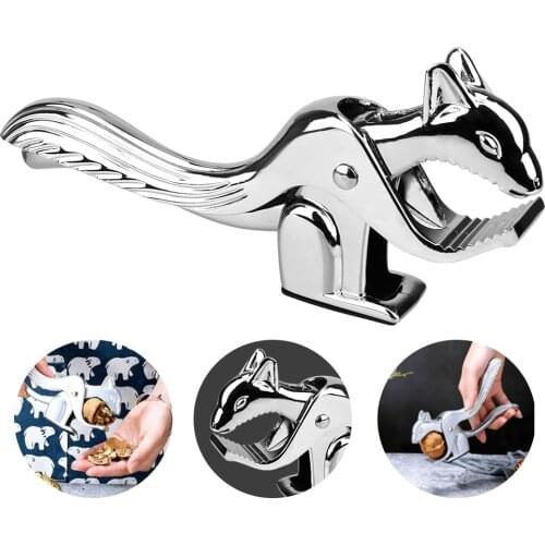 Quick Walnut Cracker Sheller Opener Pine Pecan Hazelnut Plier Multi-Function Almond Nut Pecan Nuts Nutcracker Squirrel Shape