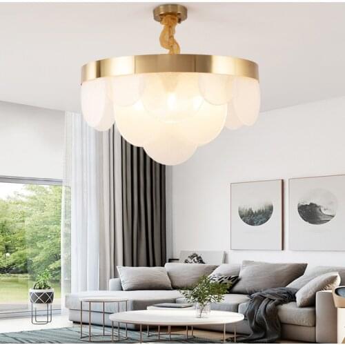 Light luxury chandelier living room dining room bedroom creative personality simple Nordic postmodern crystal net red lighting