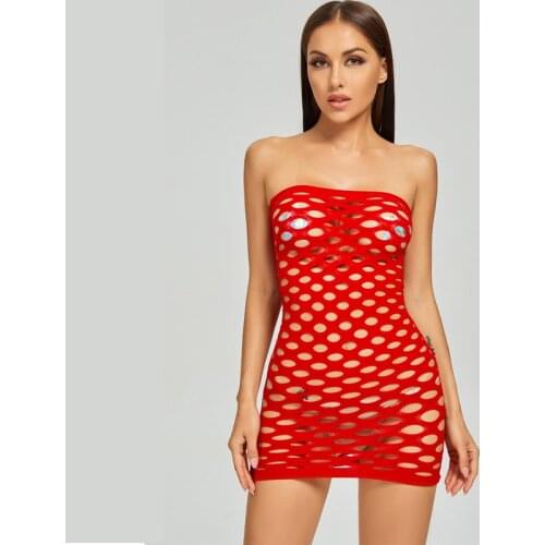 Sexy Lingerie Women Erotic Babydoll Underwear Off The Shoulder Lace Nightwear Plus Size Costumes Sleepwear Dress Drop Shiping