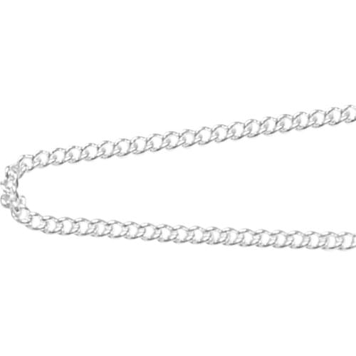 Silver Chain 925 Sterling Silver Jewelry Supplies for DIY Necklace Making,1 Meter ,ship from USA,SKU36390RSS