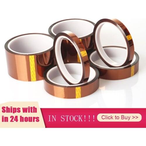 3D Printer Parts High Temperature Resistant Heat BGA Kapton Tape Polyimide Insulating Thermal Insulation Adhesive Tape