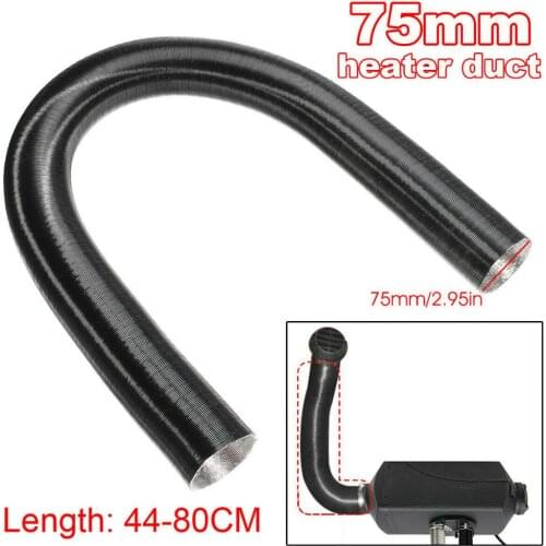 75mm Car Air Heater Ducting Pipe Hose Line for Diesel Parking Heaters For Webasto/Dometic/Planer