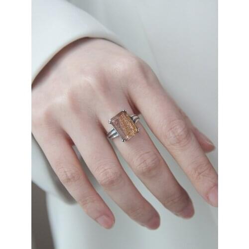 Timeless Wonder 925 Sterling Sliver Geo Stone Stackable Rings Women Jewelry Goth Trendy Top Ins Emo Boho Designer Party New 1355