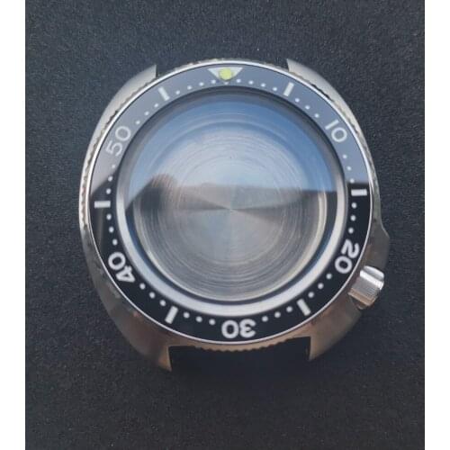 Watch Parts Sapphire Crystal Brushed Stainless Steel Watch Case Ceramic Bezel 20Bar Waterproof Fit NH35/36A Automatic Movement