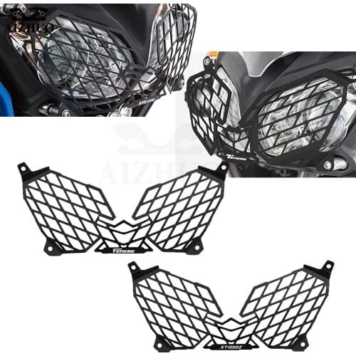 FOR YAMAHA Super Tenere XT1200Z XTZ1200 2010-2021 2019 2020 LOGO Motorcycle Headlight Protector Cover Grill XT 1200Z XTZ 1200Z