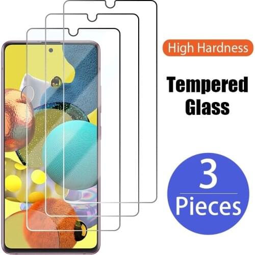 3PCS Tempered Glass for Samsung A50 A51 A52 A40 A20e A20 A10 Screen Protector for Samsung A31 A32 A21S A71 A72 M31 M21 A70 Glass