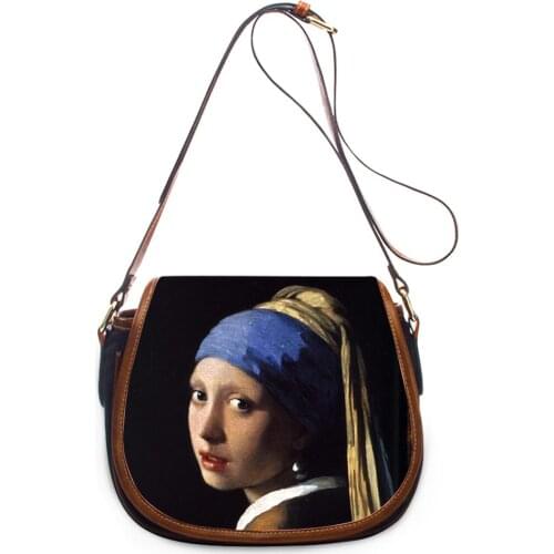 Tote Bags Women Monet Van Gogh 2020 Customized DIY Crossbody Bag Famous Oil Painting Purses Handbags Girl Women Bag Dropshipping