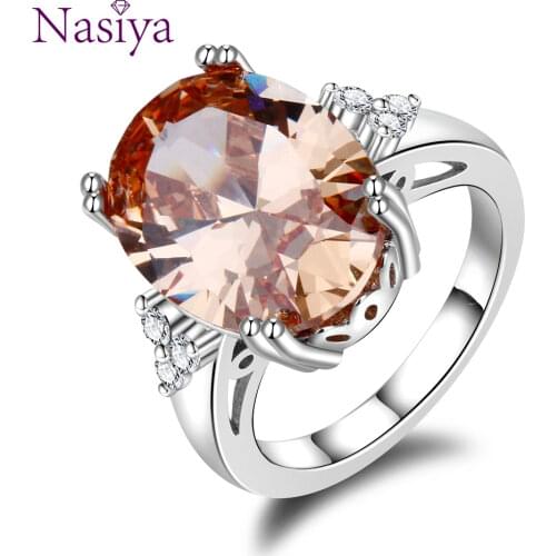 High Quality Gemstone Rings 925 Silver Jewelry Ring For Women Wedding Anniversary Party Christmas Gift Wholesale Size 6-10