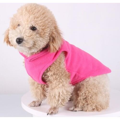 Winter Fleece Pet Dog Clothes Puppy Clothing French Bulldog Coat Pug Costumes Jacket For Small Dogs Chihuahua Vest Hondenkleding